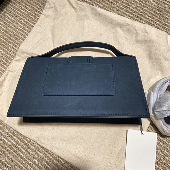 SOLD！New Jacquemus Le Grand Bambino Bag Navy - Picture 4 of 9